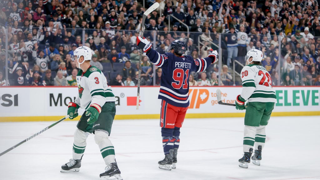 Jets beat the Wild 5-2 as Cole Perfetti scores 2 goals — WCCO / CBS Minnesota, Waconia Schools news