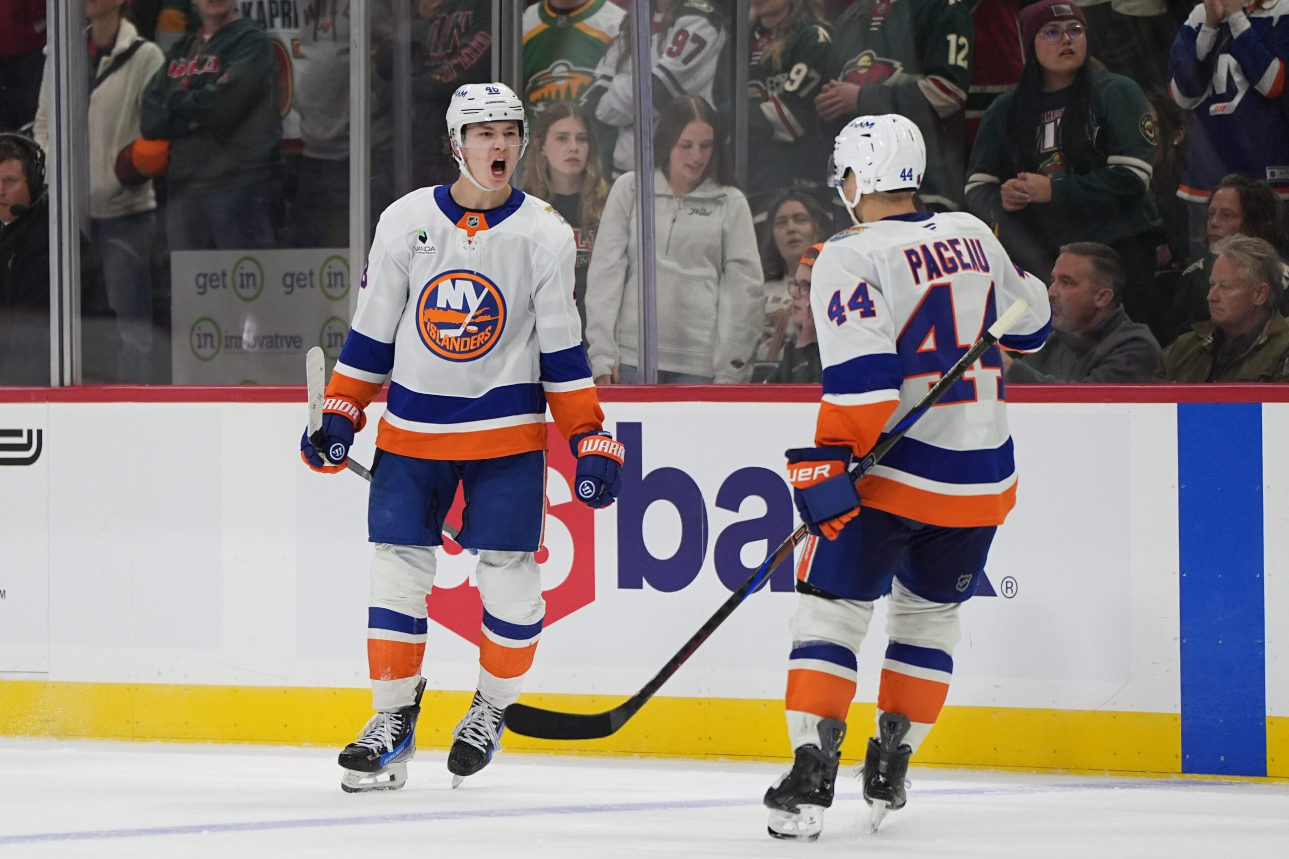 Schaefer scores his 2nd goal of the game in OT to lift Islanders past Wild, 4-3 — Waconia Sports news