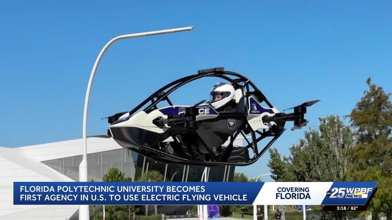 Florida Polytechnic University develops electric flying vehicle for police emergencies — WPBF West Palm Beach, Waconia Community news