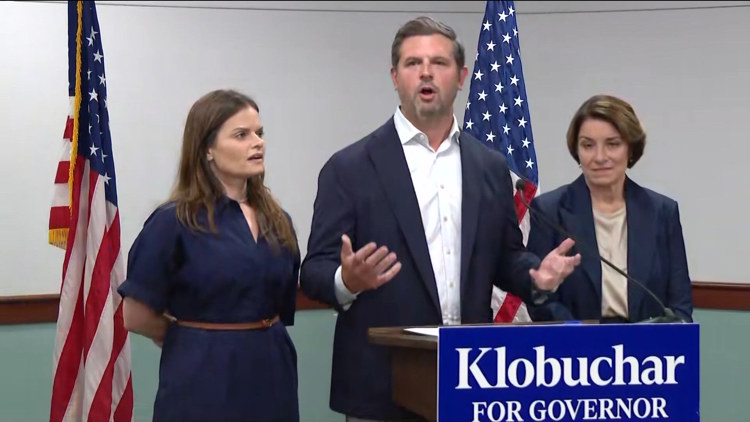 Parents of Harper Moyski backing Amy Klobuchar for governor — KARE 11 Local, Waconia Community news
