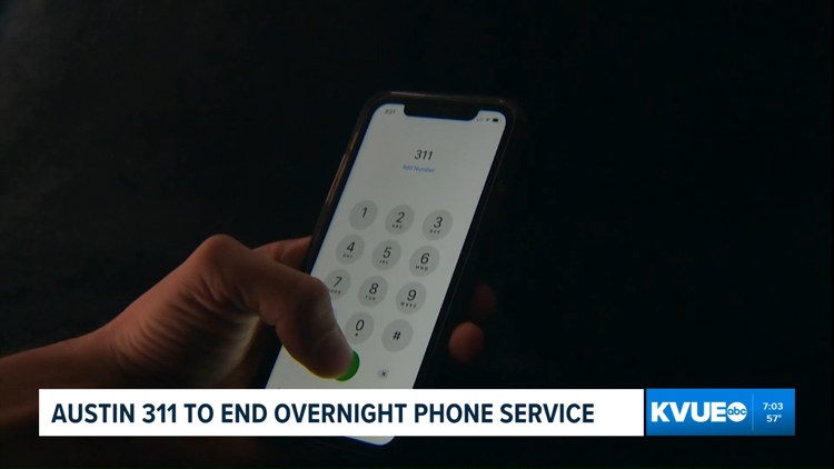 Austin 311 non-emergency call center to close overnight service starting Nov. 1 — KVUE (Austin), Waconia Community news