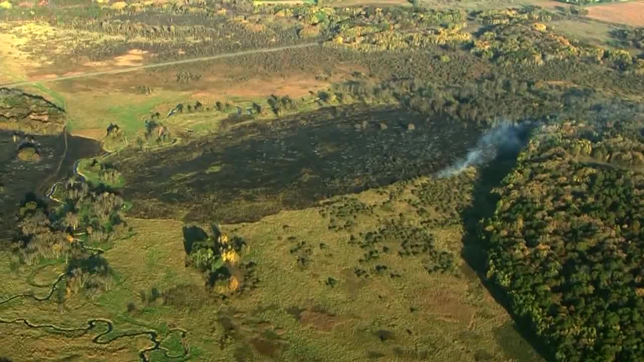 Sherburne National Wildlife Refuge fire: Crews continue to contain flames Sunday morning — FOX 9
